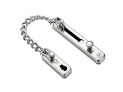 Cadena de Seguridad para Puerta Antirrobo de Acero Inoxidable con Resorte Plata 15 Pulgadas | S/MARCA