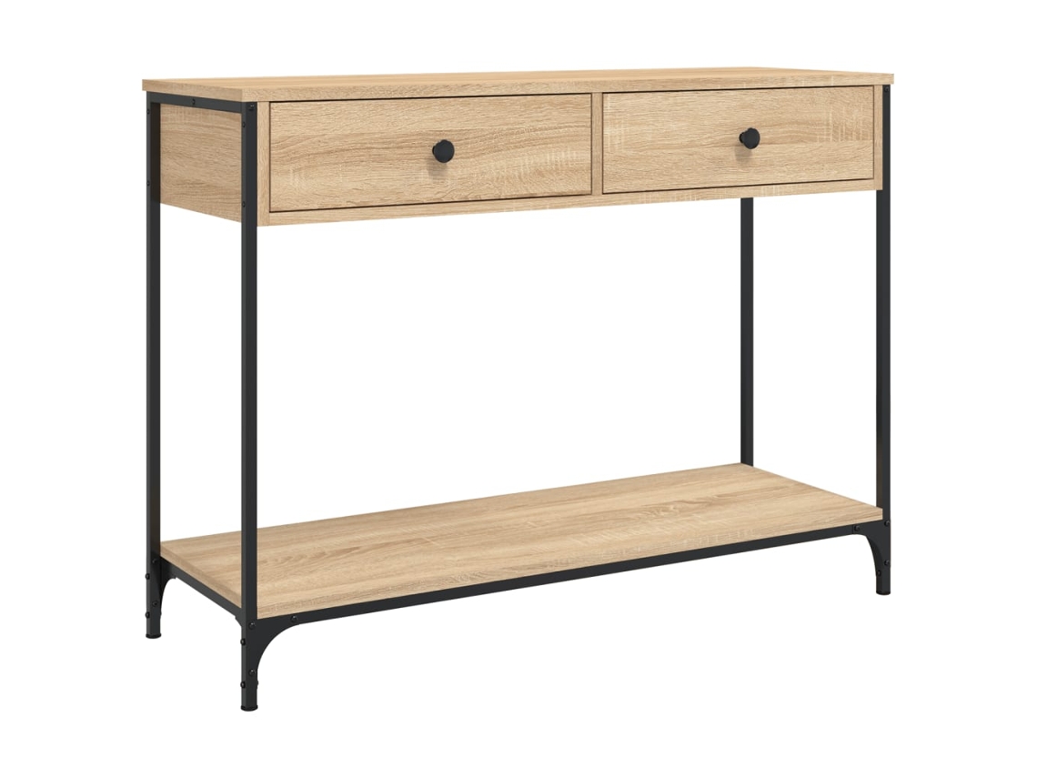 Mesa de consola Madeira Carvalho Sonoma MAISON EXCLUSIVE 100x34,5x75 cm