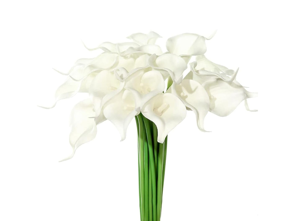 20 Ramos De Flores Artificiais Resistentes Aos Raios Uv, Plantas De Plástico Sem Desbotamento Para Jardim, Varanda Ou Caixa De Janela