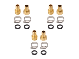 Ronjoe-kit De Reparo Para Mangueira De Jardim Com Conectores E Abraçadeiras Para 3/4 E 5/8 Polegadas 3 Conjuntos