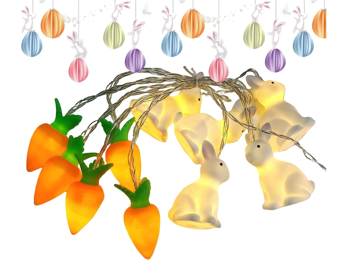Luminária Coelho - Decorações De Primavera Alegres E Vibrantes Com