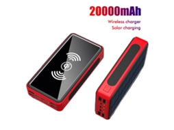 Bateria Solar LAXISCREED 20000mah Carregador Portátil