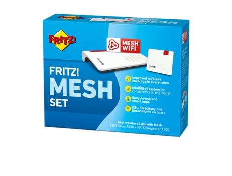 Sistema Mesh AVM Fritz! Mesh Set (2 Unidades - Dual Band)
