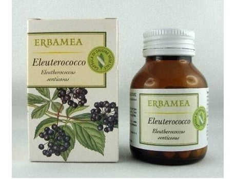 Suplemento Alimentar ERBAMEA Eleutherococcus (50 cápsulas vegetais de 380mg)