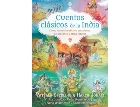 Livro Cuentos clasicos de la India de Vatsala Sperling e Harish Johari (Espanhol)