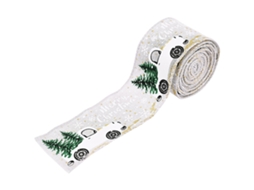 Fita Satinada de Natal para Decoração de Árvore de Natal LAXISCREED