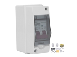 Disjuntor CC 2P IP65 à prova d'água, mini isolador para sistema fotovoltaico solar, 1000V 10A | S/BRAND