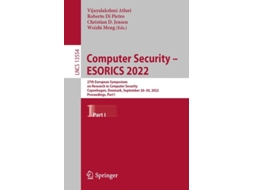 Livro Computer Security – Esorics 2022 De Vijayalakshmi Atluri, Roberto Di Pietro Et Al. (inglês)