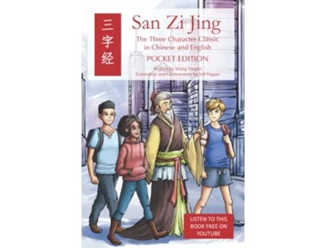 Livro San Zi Jing Three Character Classic in Chinese and English Pocket Edition de Wang Yinglin (Inglês)