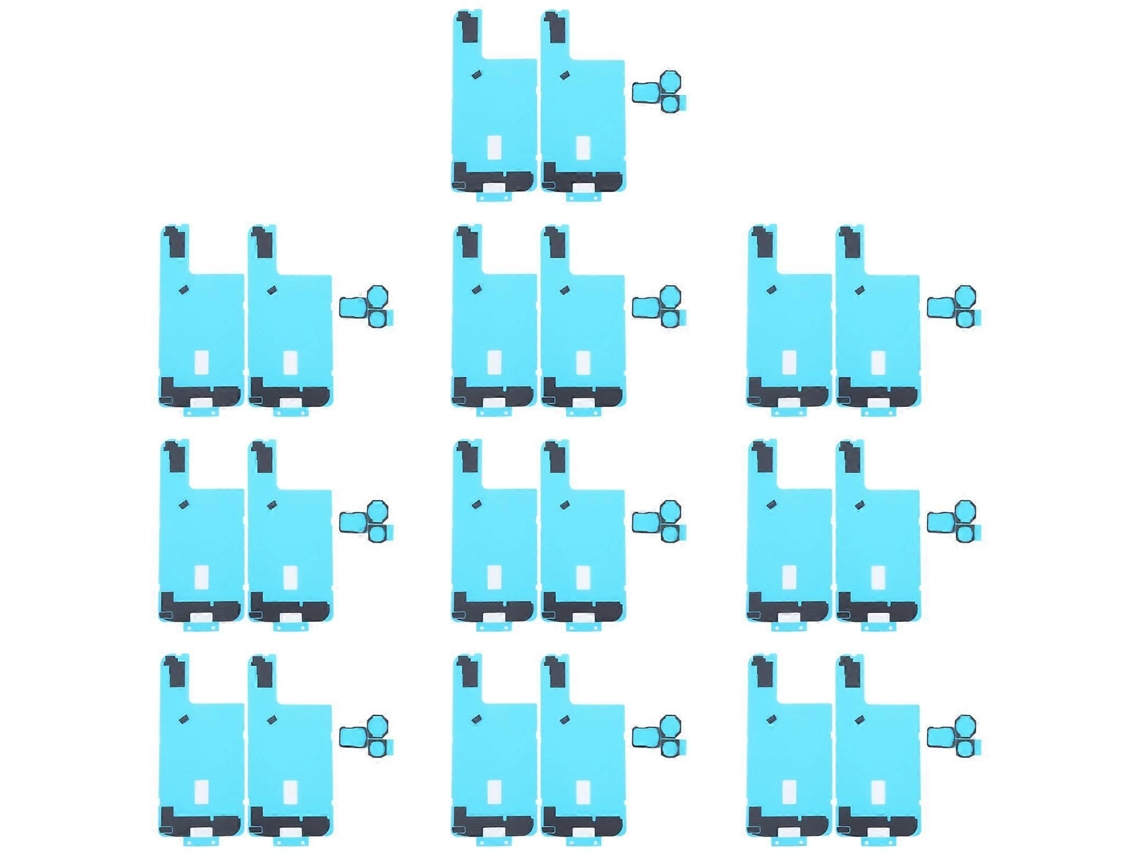 Conjunto De 10 Adesivos Pretos Para Dissipação De Calor Da Tampa Traseira Com Almofadas De Esponja Para A Câmera Traseira Do Iphone 16 Pro Max.