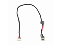Cabo De Energia 4 Pinos Para Lenovo G555, G550, G450 Substituição De Carga Dc Luz Dourada