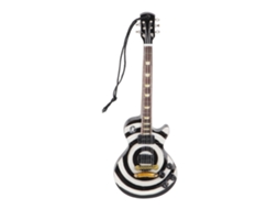 Modelo Miniatura Guitarra Eléctrica de Madeira com Cordão