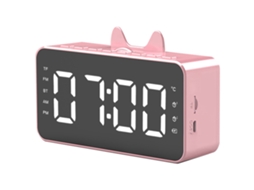 Relógio de Alarme Sem Fio Bluetooth com Tela e Alto falante EOOCOO (relógio de Alarme Sem Fio Bluetooth com Tela)