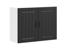 Vidaxl Armário De Parede Da Cozinha Lucca Derivados De Madeira Preto