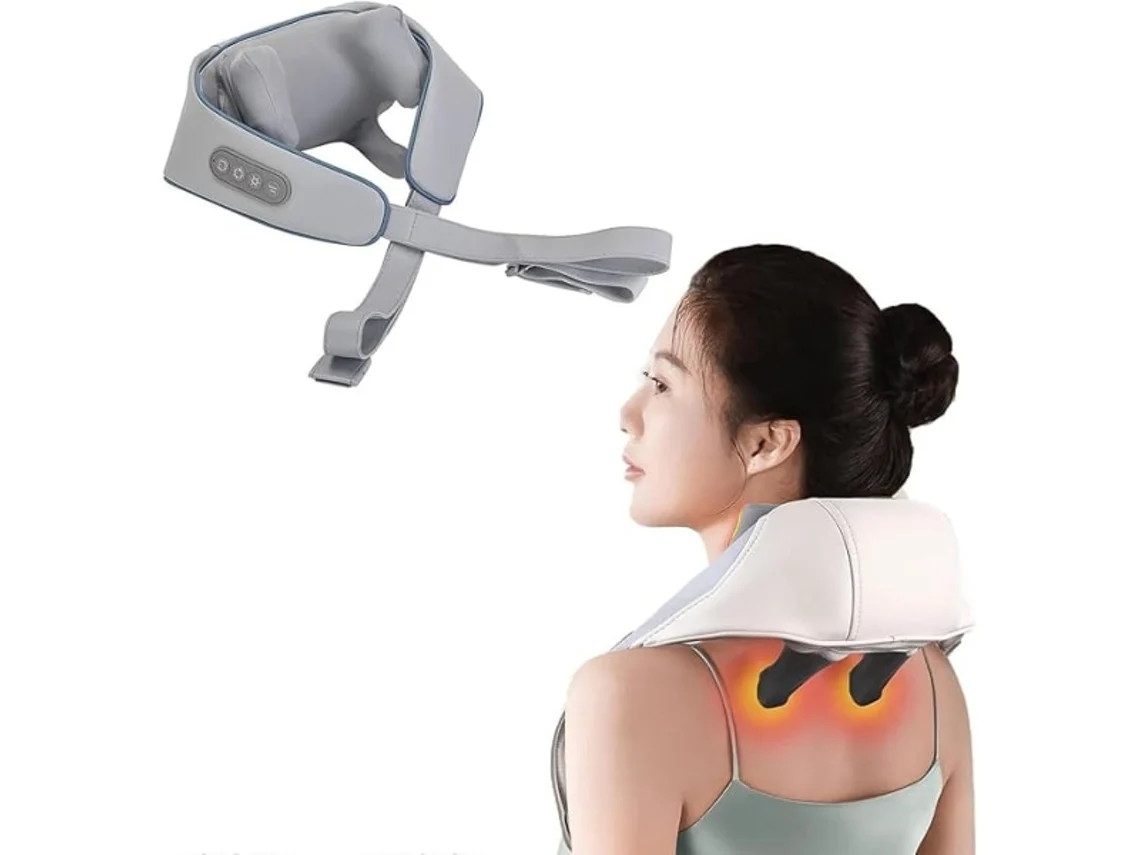 Massagem Elétrica Para Pescoço E Ombros, Envoltório Para Ombros Para Massagem Slowmoose