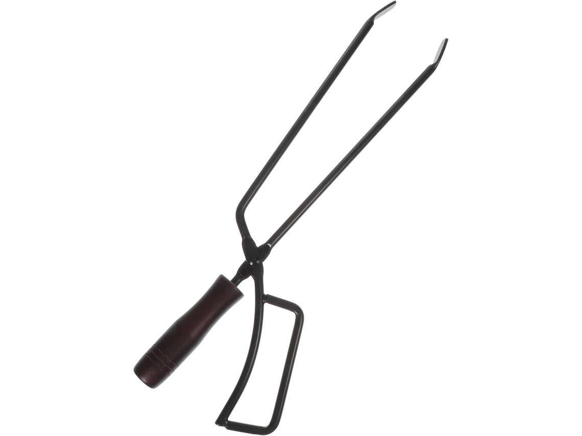 Pinça Longa De Madeira Toddmomy Para Churrasco Ao Ar Livre Com Cabo Maciça