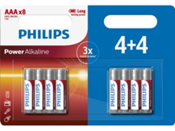 Power Alkaline Pilha Lr03p8bp/10 Philips