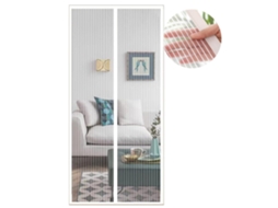 Moustiquaire Magnético Para Porta 120x220 Cm Branco
