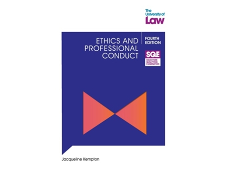 Livro SQE - Ethics and Professional Conduct 4e de Jacqui Kempton (Inglês)