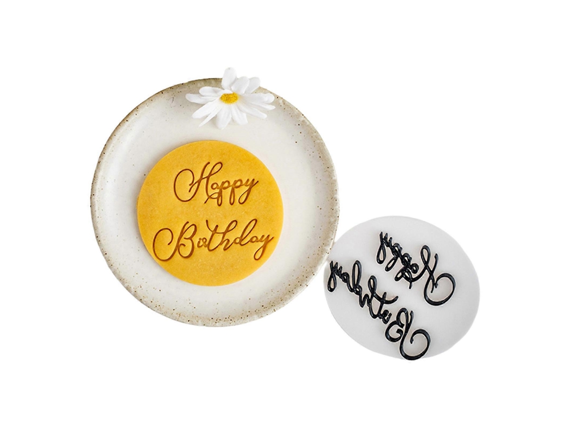 Feliz Aniversário! Formas De Biscoito De Aniversário Iplastic, Acessórios De Confeitaria Para Projetos De Aniversário, Utensílios De Cozinha De Plásti