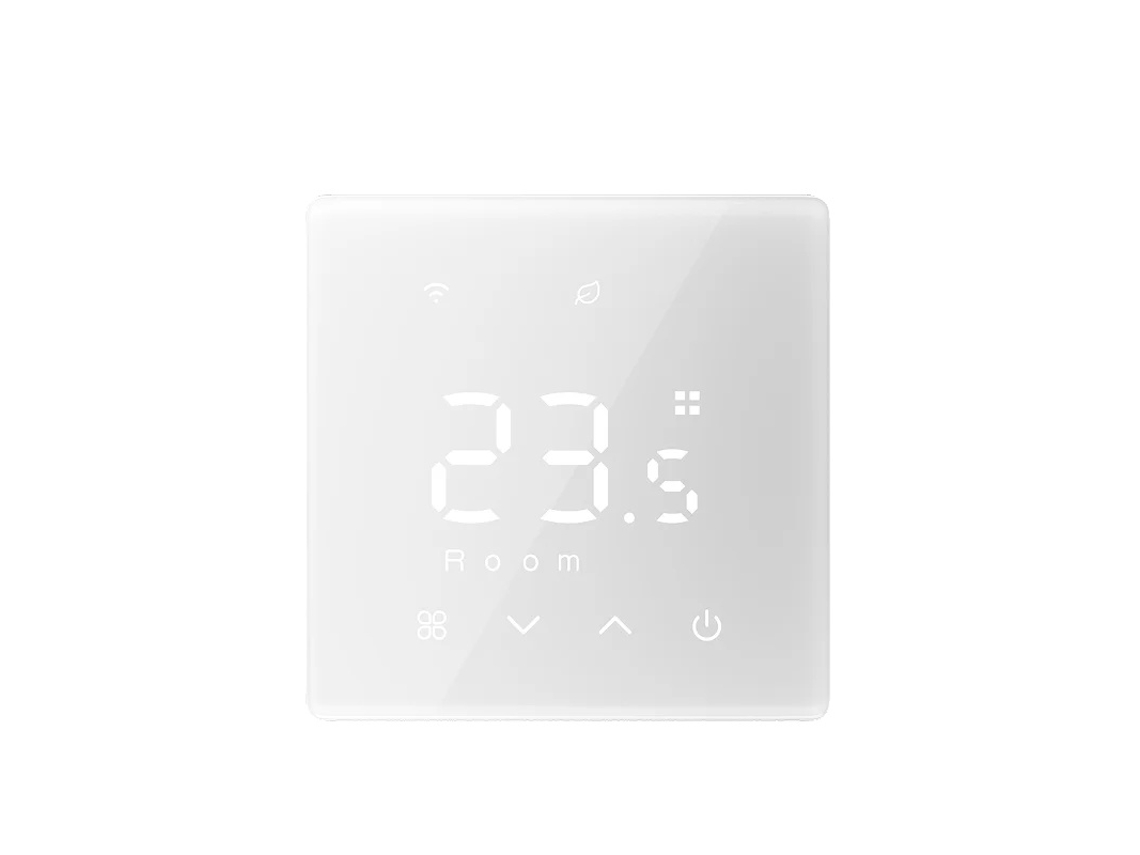 Termostato, Controle Wifi Inteligente, Compatível Com Assistente De Voz, Wifi-branco