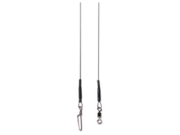 Baixos de Linha Titanium Trace Coastlock 40 Cm Prateado 70 Lbsmustad