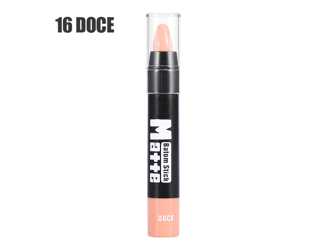 Pintalabios Mate Hidratante De Larga Duración Brillo Labial Herramienta De Maquillaje Cosmético Belleza (16 Doce)