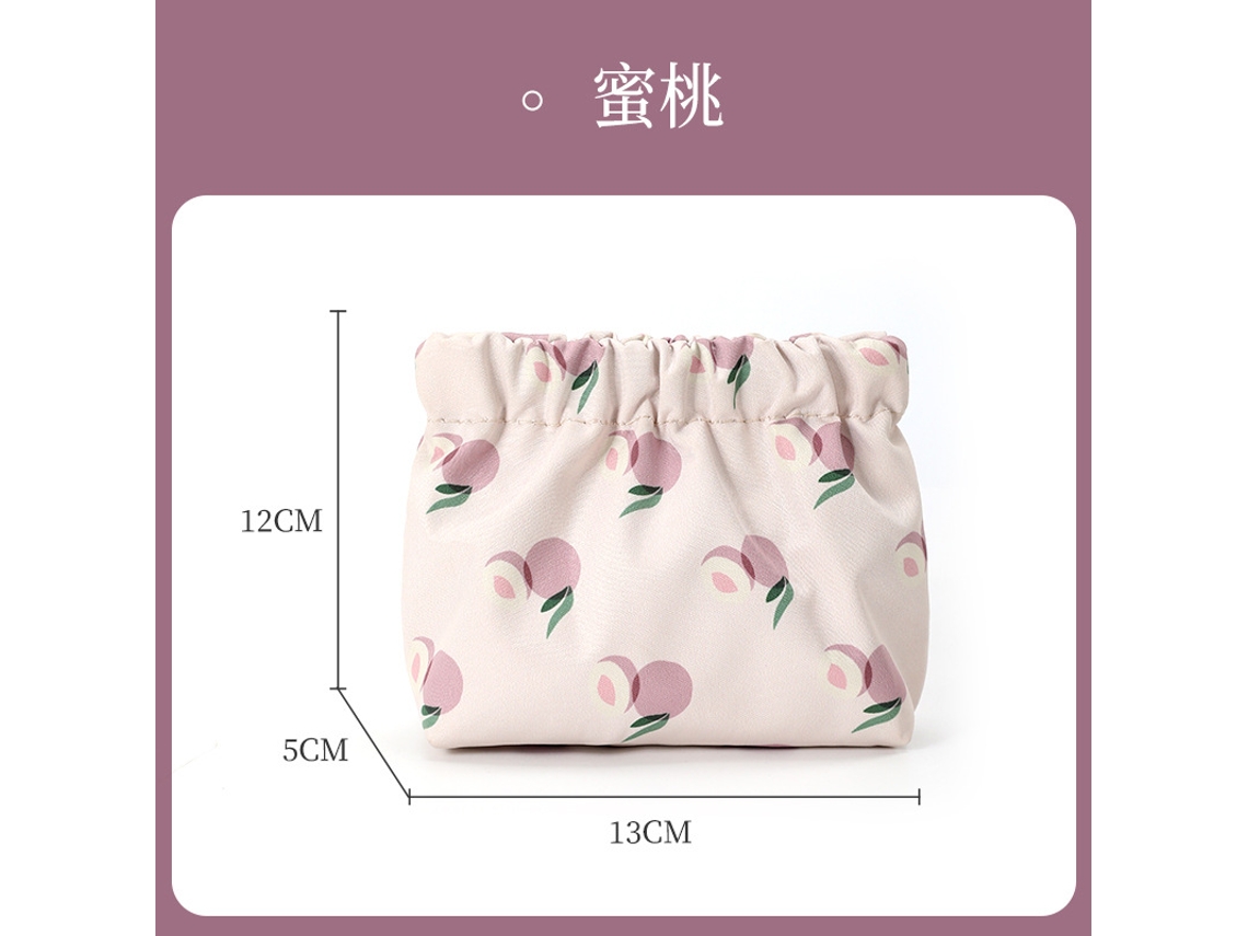 Bolsa De Cosméticos Com Estampa Floral Da Moda, Bolsa De Armazenamento De Viagem, Bolsa De Higiene Pessoal Nº 3 SUNNY SPACES