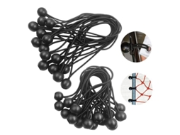 Tensores Elásticos Negros Para Carpa, Tienda De Camping, Toldos Y Cortinas - 30 Piezas