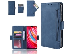Capa ZTE Blade V30 HFS HOUSE Couro Pu (Azul)