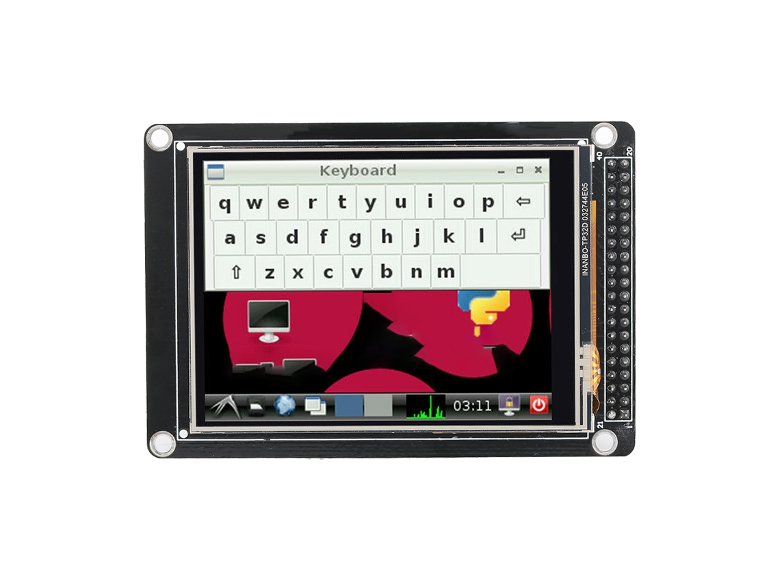 Módulo De Tela Sensível Ao Toque Tft Lcd (display De 3,2 Polegadas, Slot Para Cartão Tf)