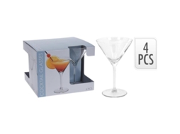 Copas coctel 4 piezas estuche