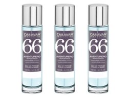 3X Perfume Homem Nº66 150Ml CARAVAN