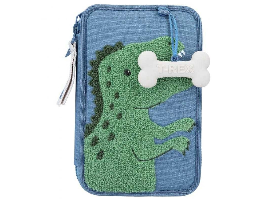 Dino World Estojo Duplo Azul Dino Mini DEPESCHE
