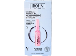 Ampolas de Rosto IROHA NATURE Peptídeos Ativos Antiox Tratamento (5 x 1,5 ml)