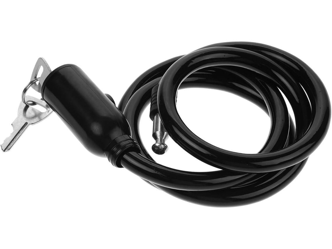 Cadeado De Corrente Para Bicicletas Elétricas E Mountain Bikes, Cabo