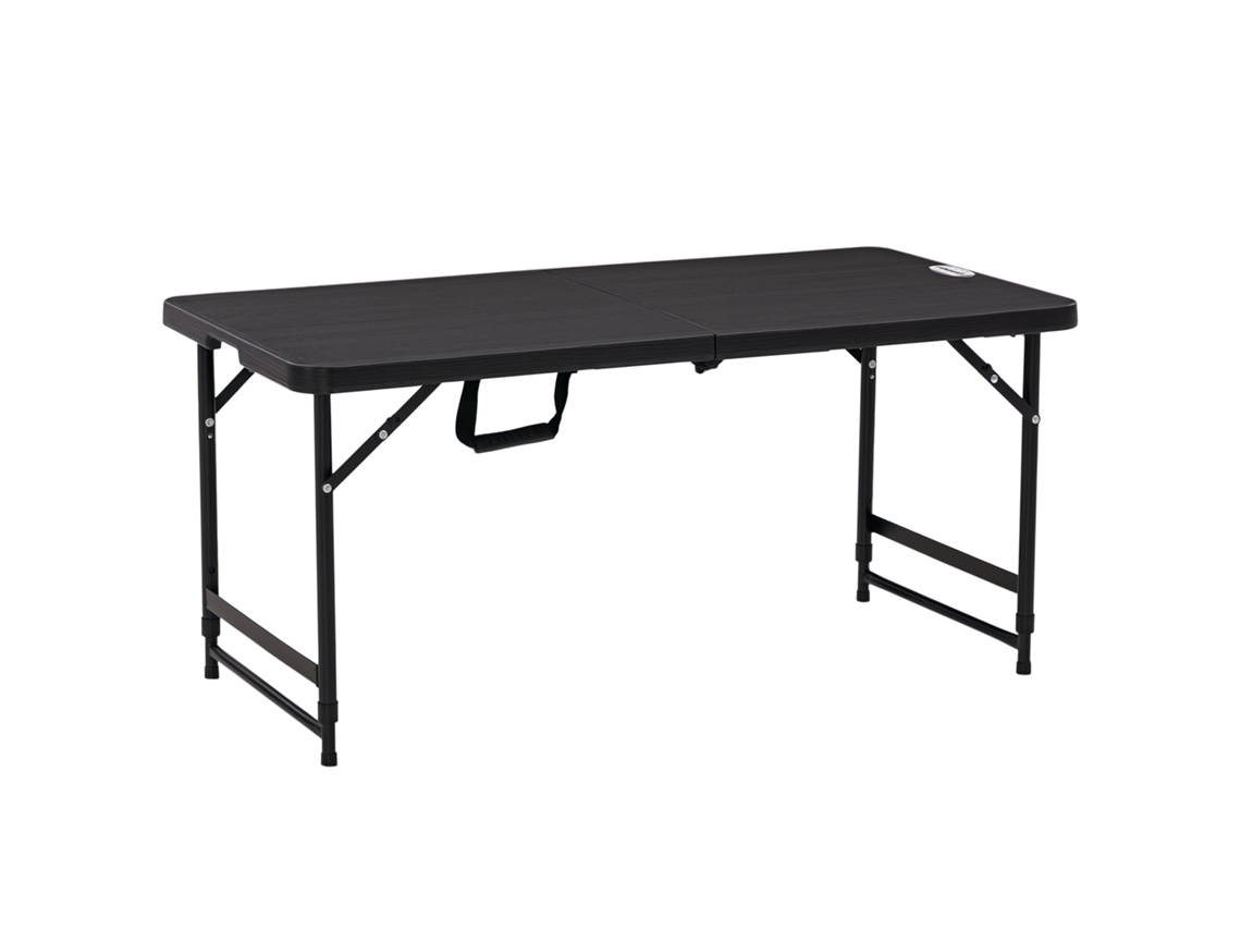 Conjunto de 3 Peças: Mesa com Tampo de Vidro e 2 Cadeiras Dobráveis, Encosto Ajustável, Cinza ZENCORE SERVICES