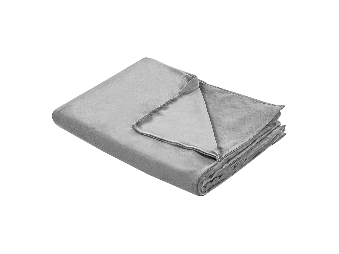 Funda De Manta Pesada Beliani Rhea De Poliéster Gris