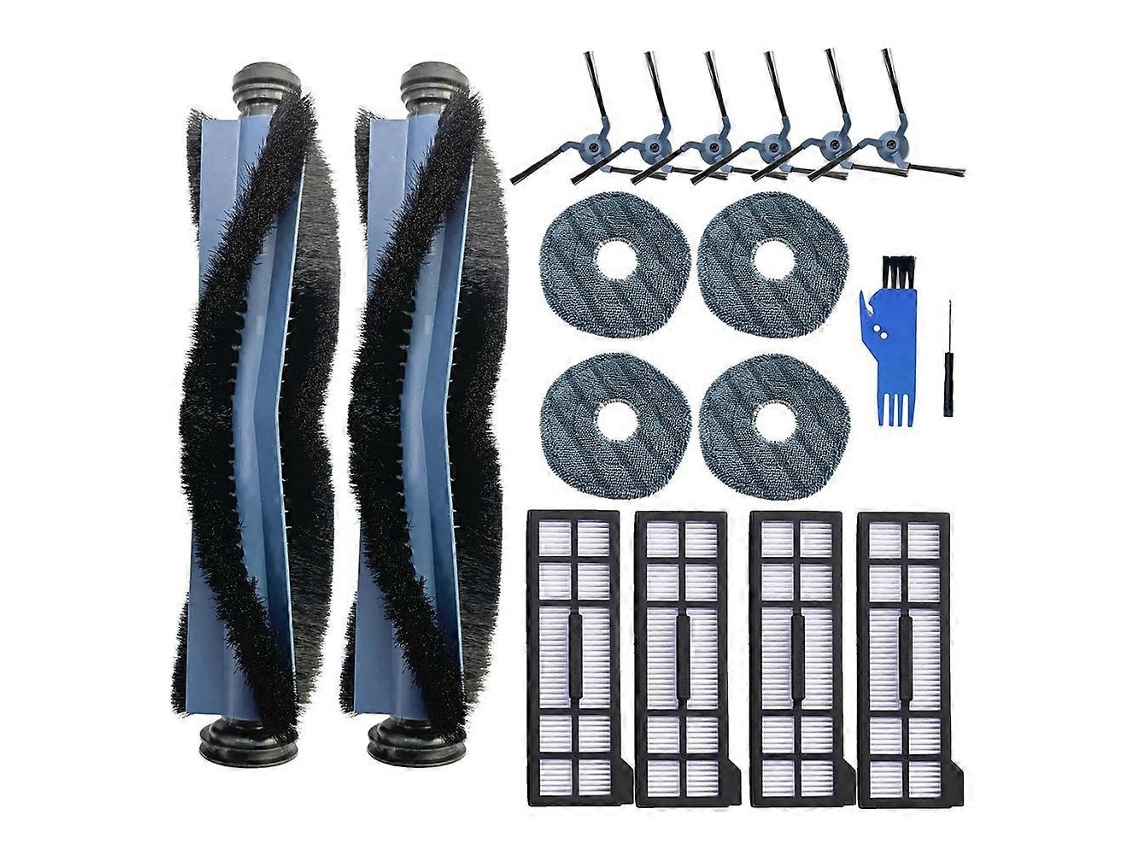 Kit De Peças De Reposição Com 18 Peças Para O Aspirador De Pó X10 Pro Omni, Incluindo Escova Principal, Escovas Laterais, Filtros, Etc._ptg