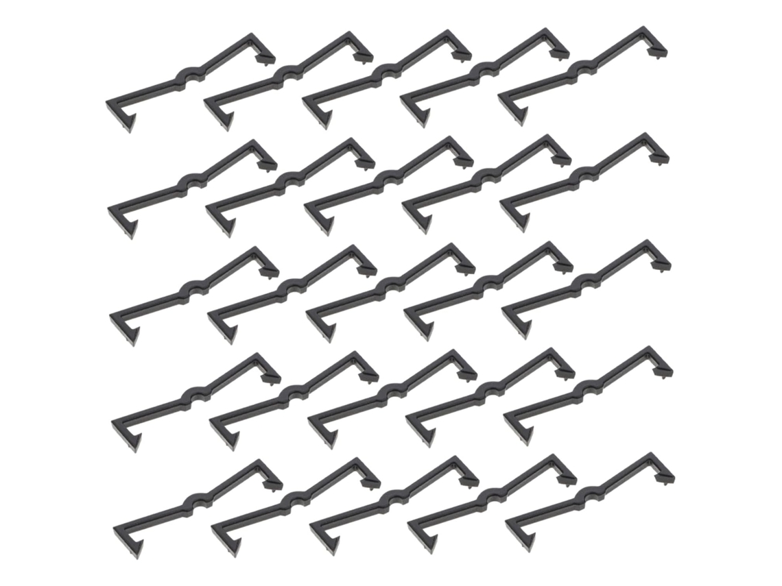 Amosfun 50 Clips De Gancho Plástico Para Painel Perfurado, Trava Fixaç