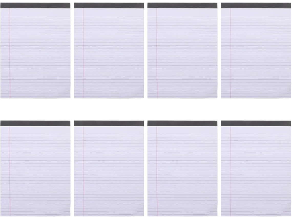 8 Peças Lot De Blocs-notes Juridiques À Lignes Détachables Chacun Para École Le Bureau Professionnels