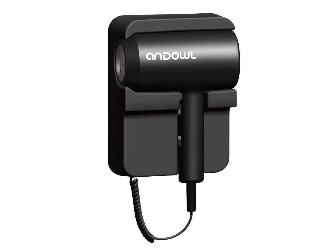 Secador De Cabelo 1600w Com Suporte Andowl Q F1600 Preto
