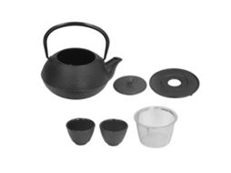 Conjunto de Cha de Ferro Fundido LAXISCREED 800ml 2 Copo