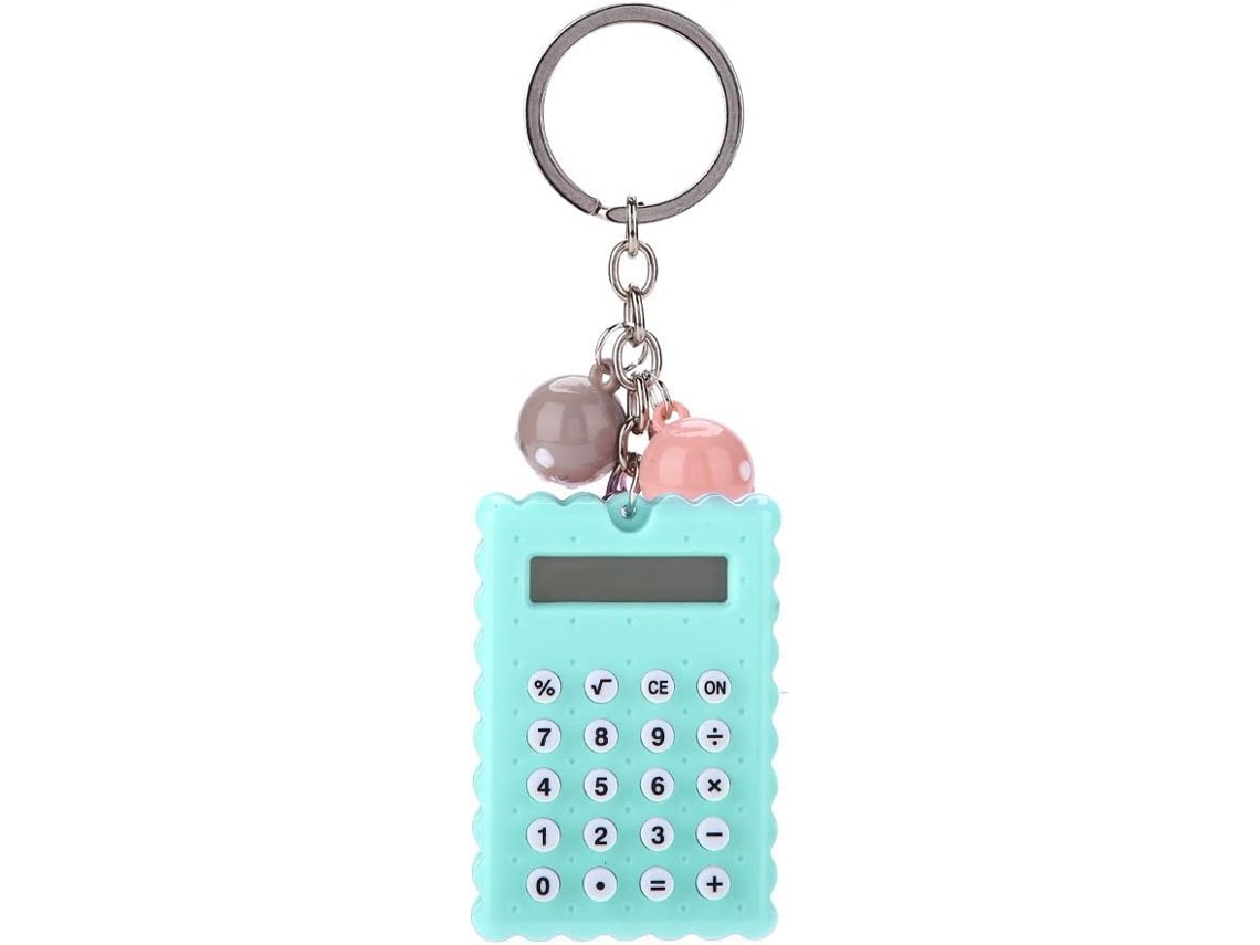 Calculadora De Chaveiro, Mini Calculadora Portátil De Chaveiro, Calculadora De Bolso Com Visor De 8 Gokoco