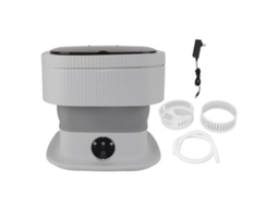 Mini máquina de lavar plegável 60w 10l ipx4 portátil para dormitório viagem S/MARCA