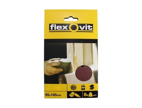 Papel velcro mouse 60/80/120- 95x145mm blist-6