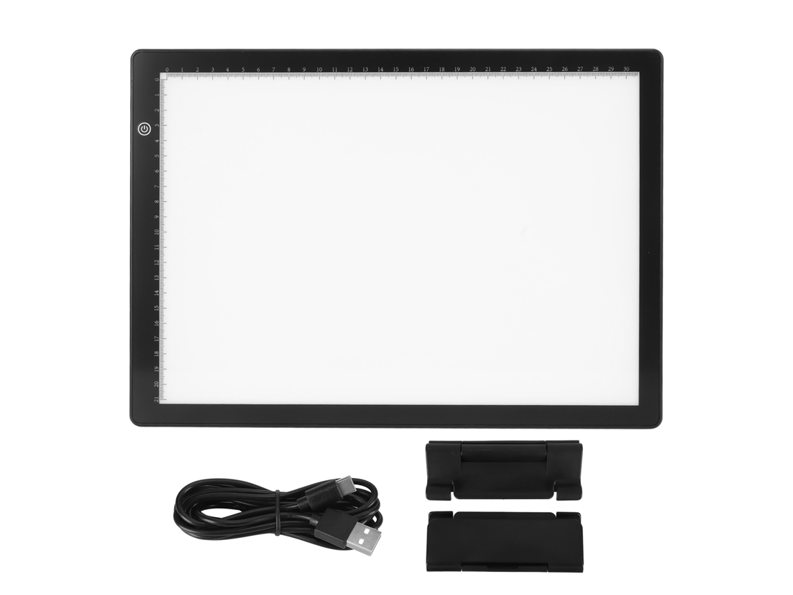 2026zentro-quadro De Luz Led A4 Para Traçado Com Brilho Ajustável Ultra Fino Portátil Com Escala