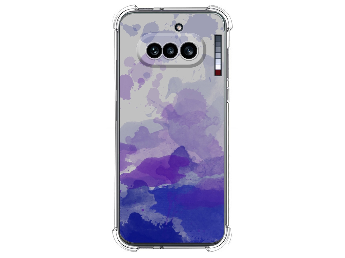 Capa Tumundosmartphone De Silicone À Prova De Choque Para Nothing Phone 4a 5g Com Estampa Em Aquarela 09 Desenhos