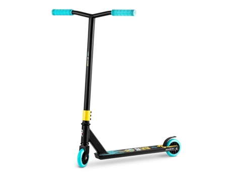 ¡Vamos! Patinete acrobático amarillo y azul Soke
