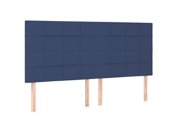 Headboard, Headboards Vidaxl Azul Tecido (160 Cm)